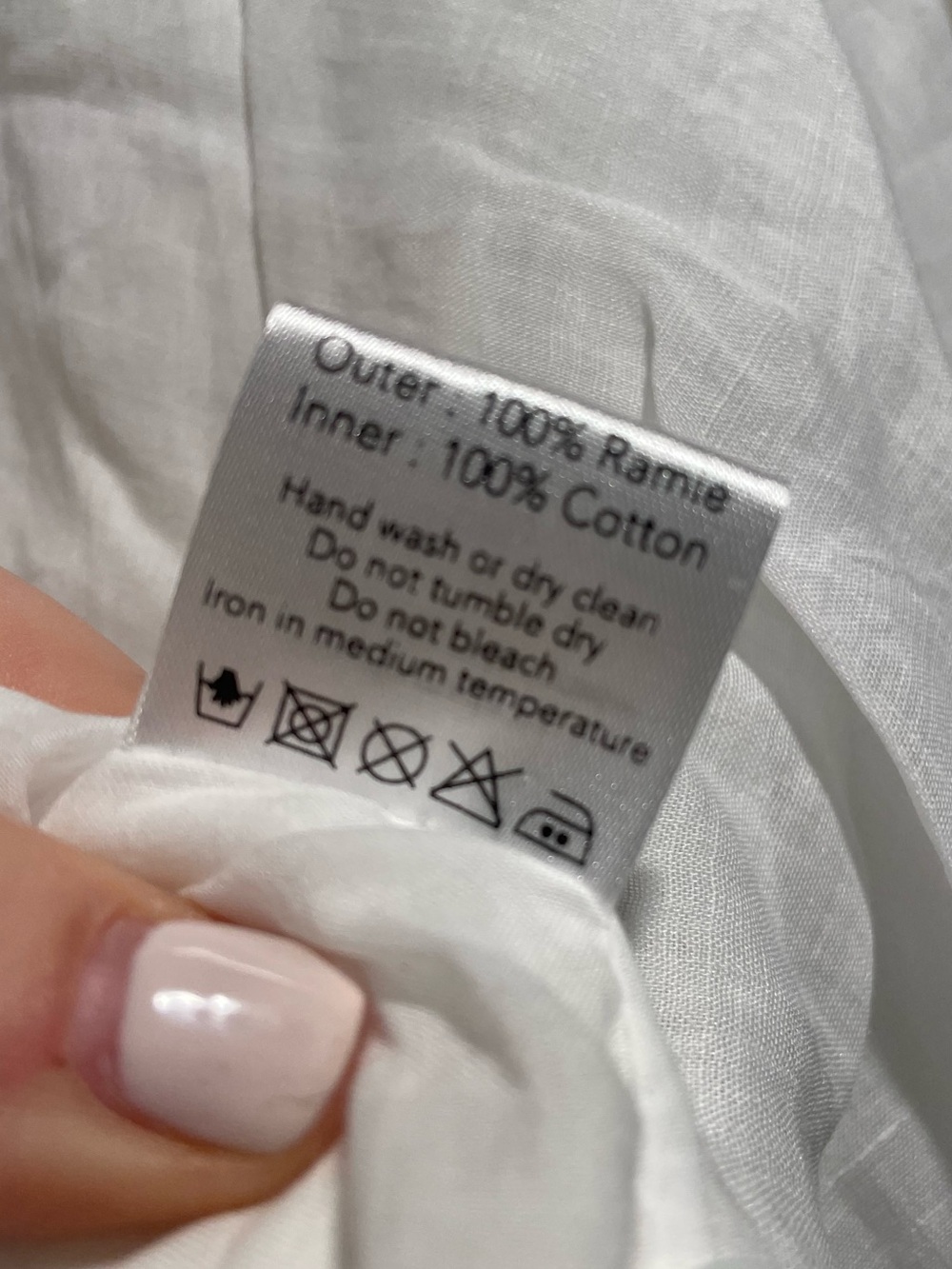 Lu·ciee Linen Button-Up Shirt - White - Picture 5 of 5